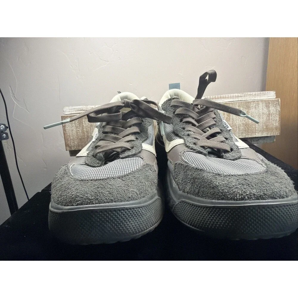 Vans Lowland CC/Sentry Suede Skate Sneakers Men's Sz 11 Grey Brown Cream EUC